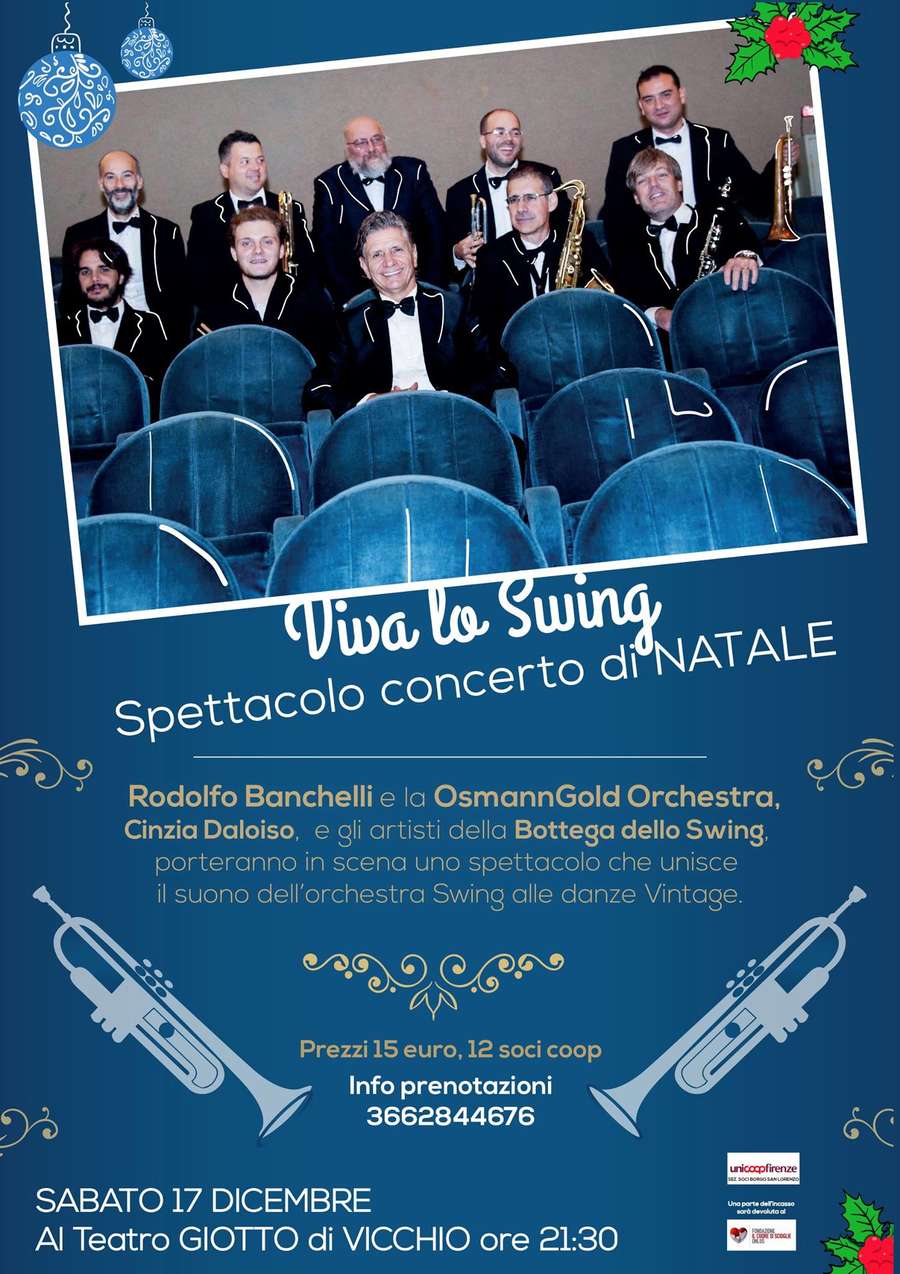 Locandina OsmannGold concerto OsmannGold Viva lo Swing