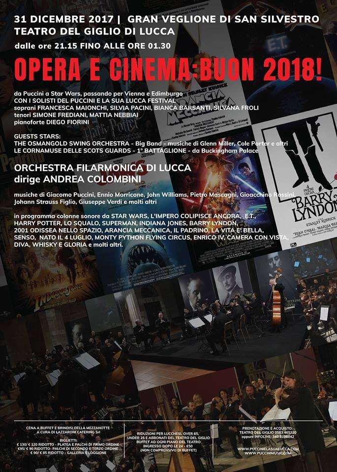 Locandina OsmannGold concerto ultimo dell'anno 2018