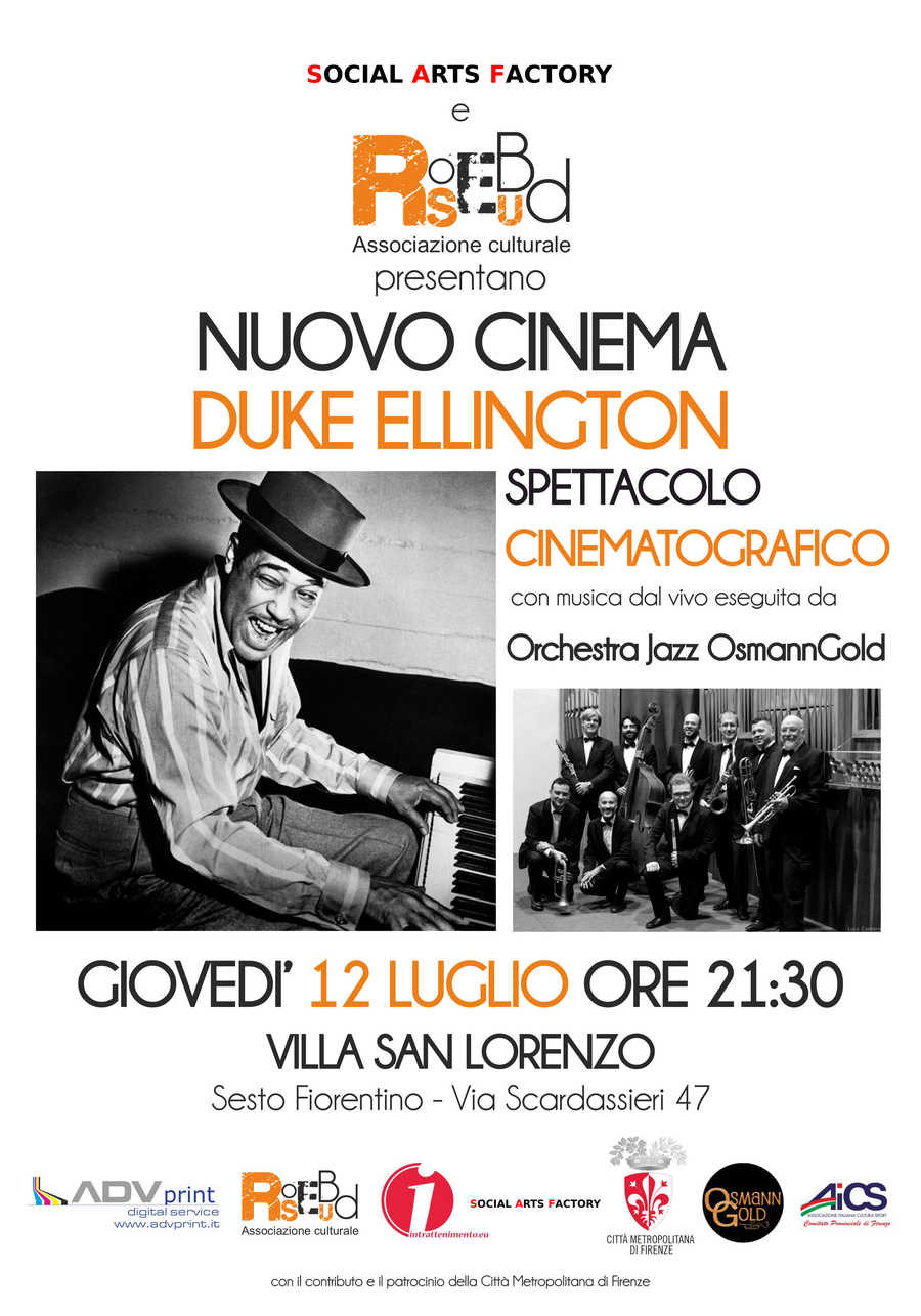 Locandina concerto OsmannGold Nuovo Cinema Duke Ellington