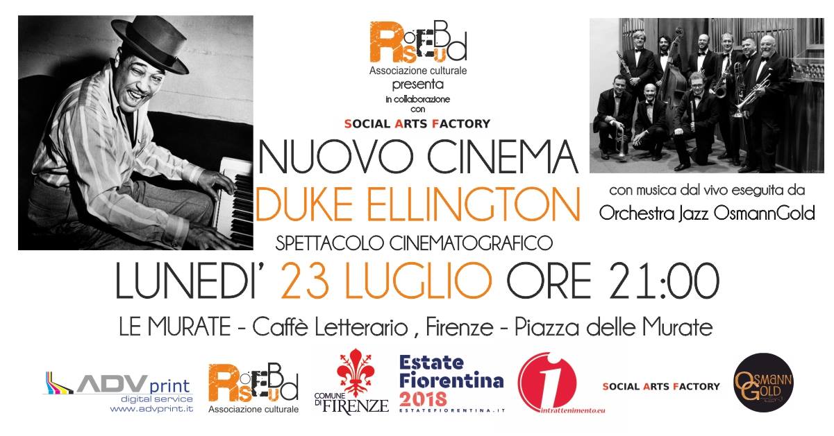 Locandina OsmannGold concerto Nuovo Cinema Duke Ellington Le Murate