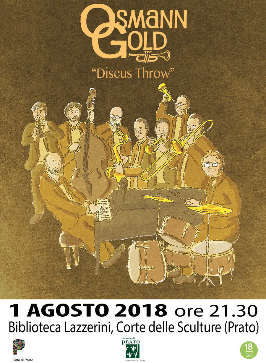 Locandina OsmannGold concerto Discus Throw Prato Estate 2019