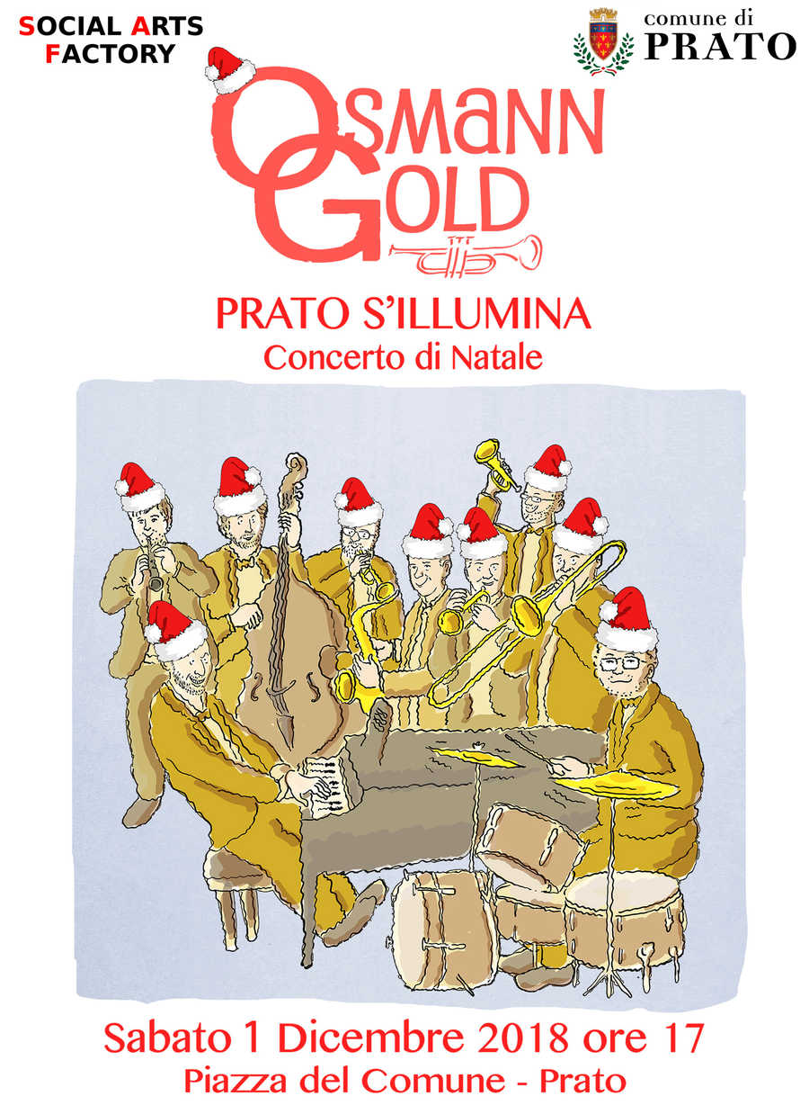 Locandina concerto OsmannGold Prato s'Illumina 2018