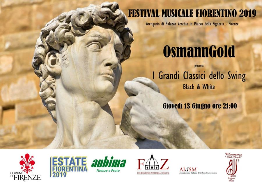 Locandina OsmannGold concerto I Grandi Classici dello Swing al Festival Fiorentino