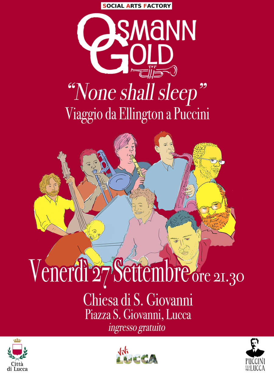 Locandina OsmannGold concerto None Shall Sleep - Vivi Lucca 2019