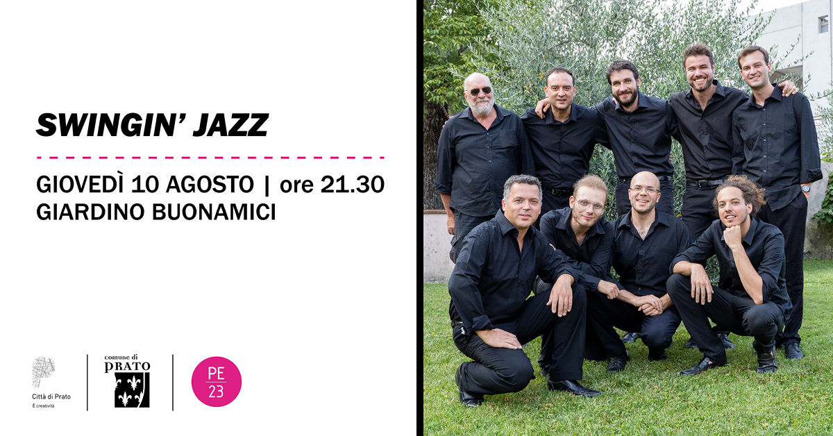 Locandina del concerto OsmannGold "Swingin' Jazz" a Prato