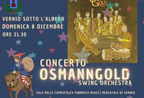 Locandina del concerto Vernio Swing - White Christmas di OsmannGold