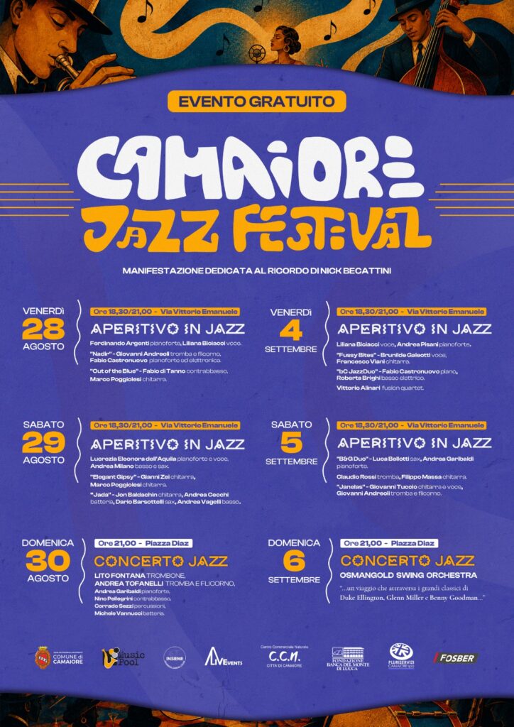 Locandina del Camaiore Jazz Festival 2026