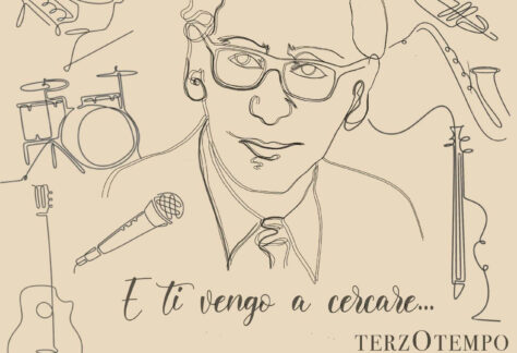 Locandina del concerto "Omaggio a Battiato" dell'Ensemble Terzo Tempo
